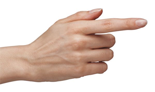 point hand PNG    图片编号:98389
