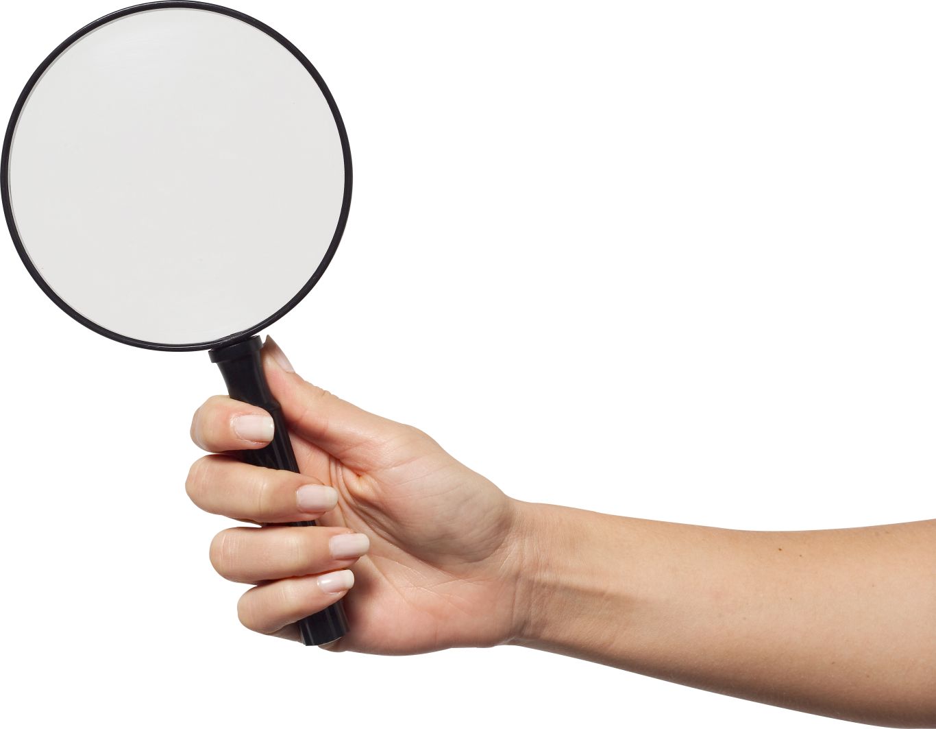 magnifier in hand PNG    图片编号:98484