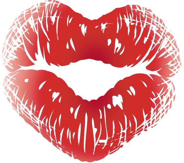 Lips kiss PNG image    图片编号:6232