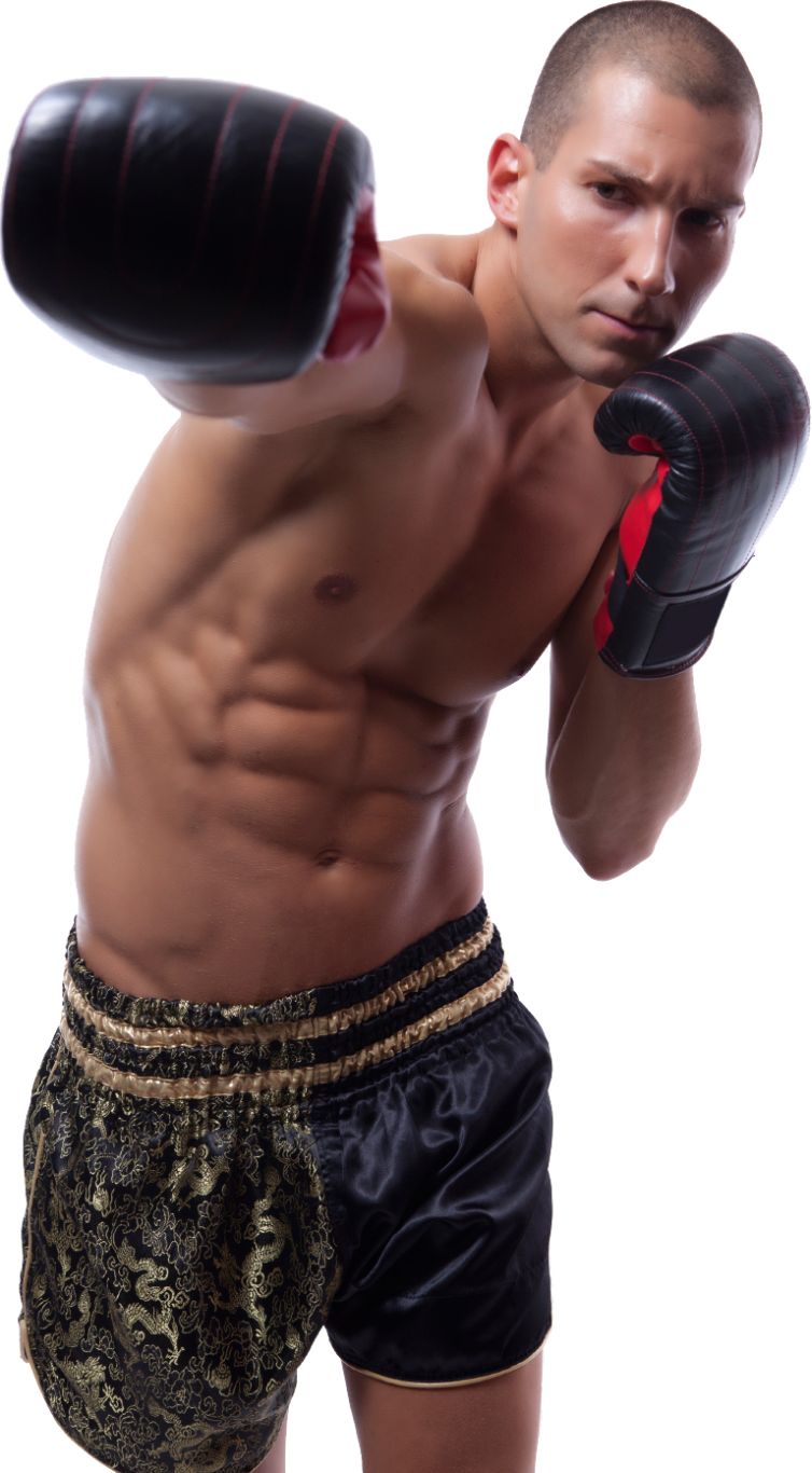 Man boxing PNG image    图片编号:6518