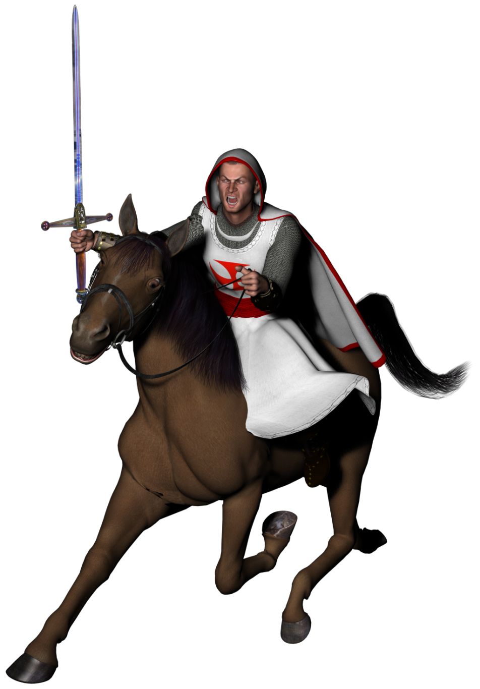 Medieval knight PNG    图片编号:15939
