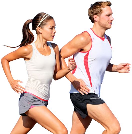 Running people PNG image    图片编号:11653