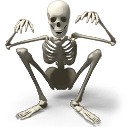 Skeleton PNG image    图片编号:5535