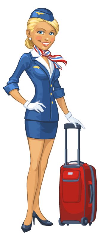 Stewardess PNG    图片编号:65913