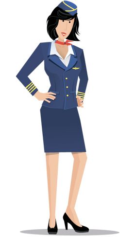 Stewardess PNG    图片编号:65945