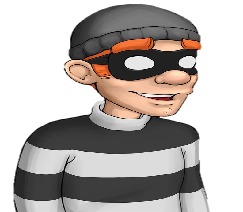 Thief, robber PNG    图片编号:50121