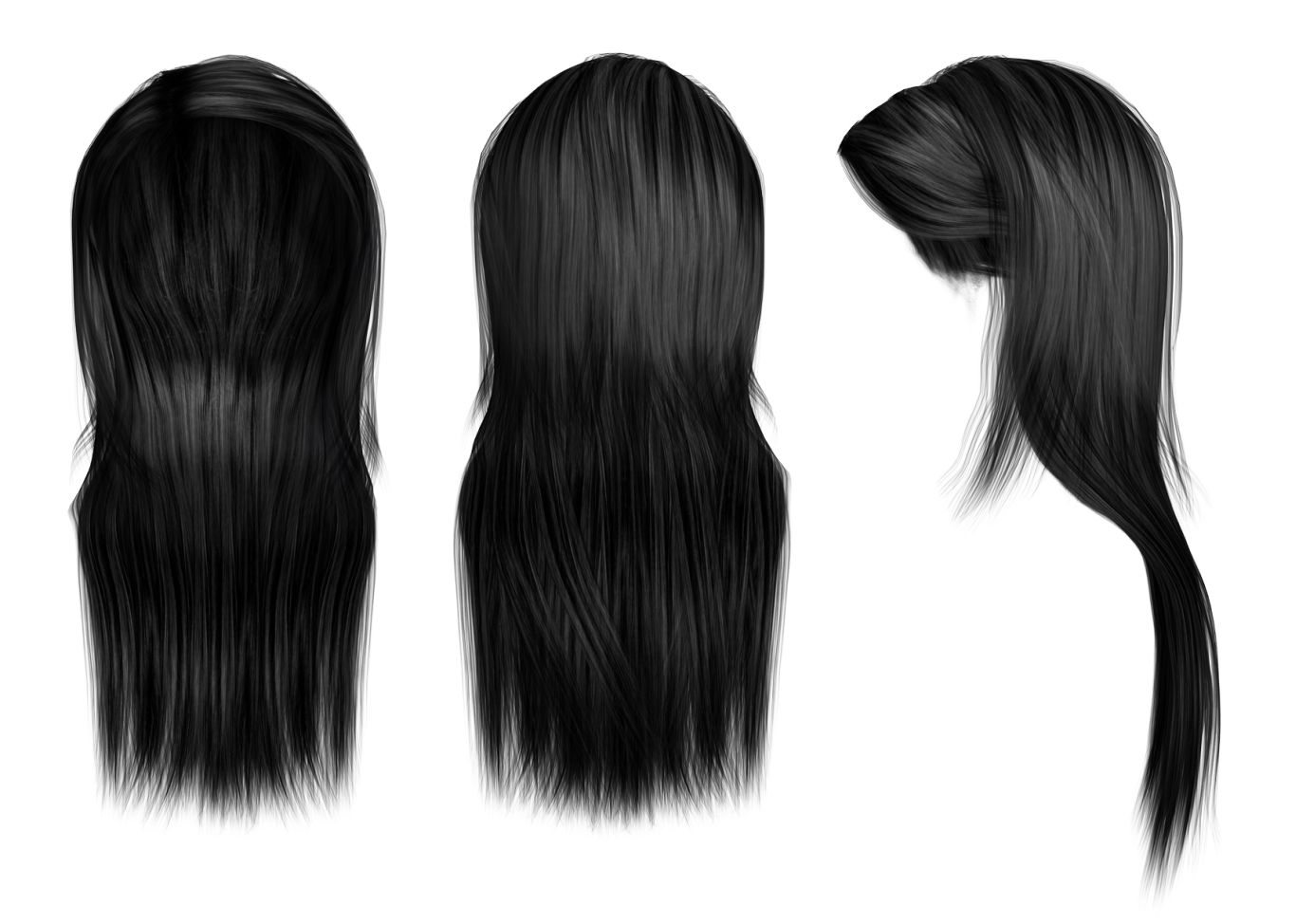 Hair wig PNG    图片编号:78290
