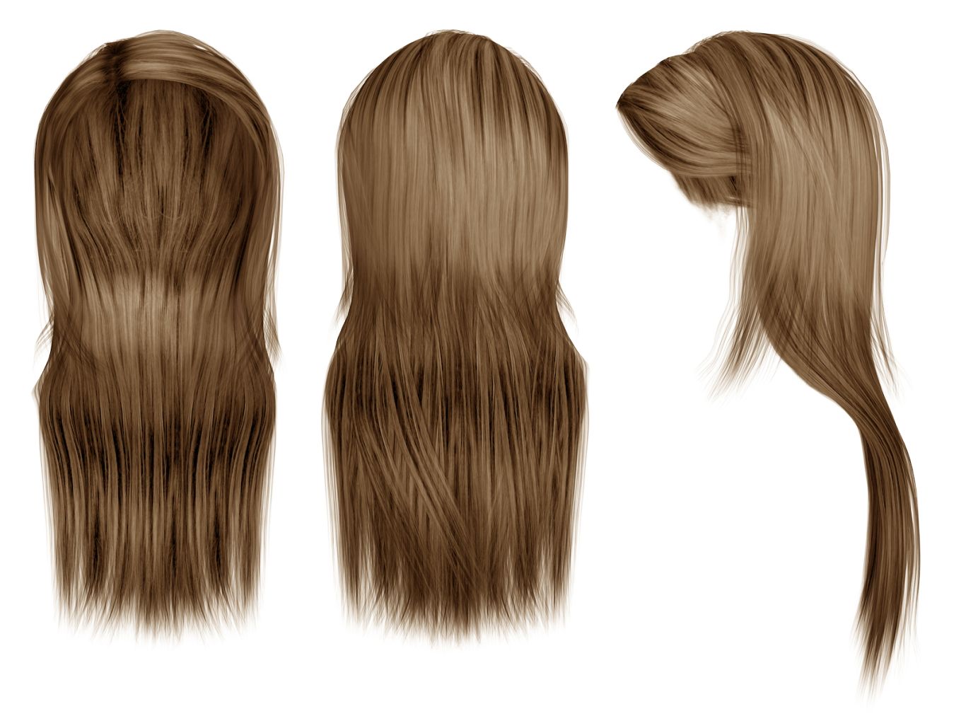 Hair wig PNG    图片编号:78291