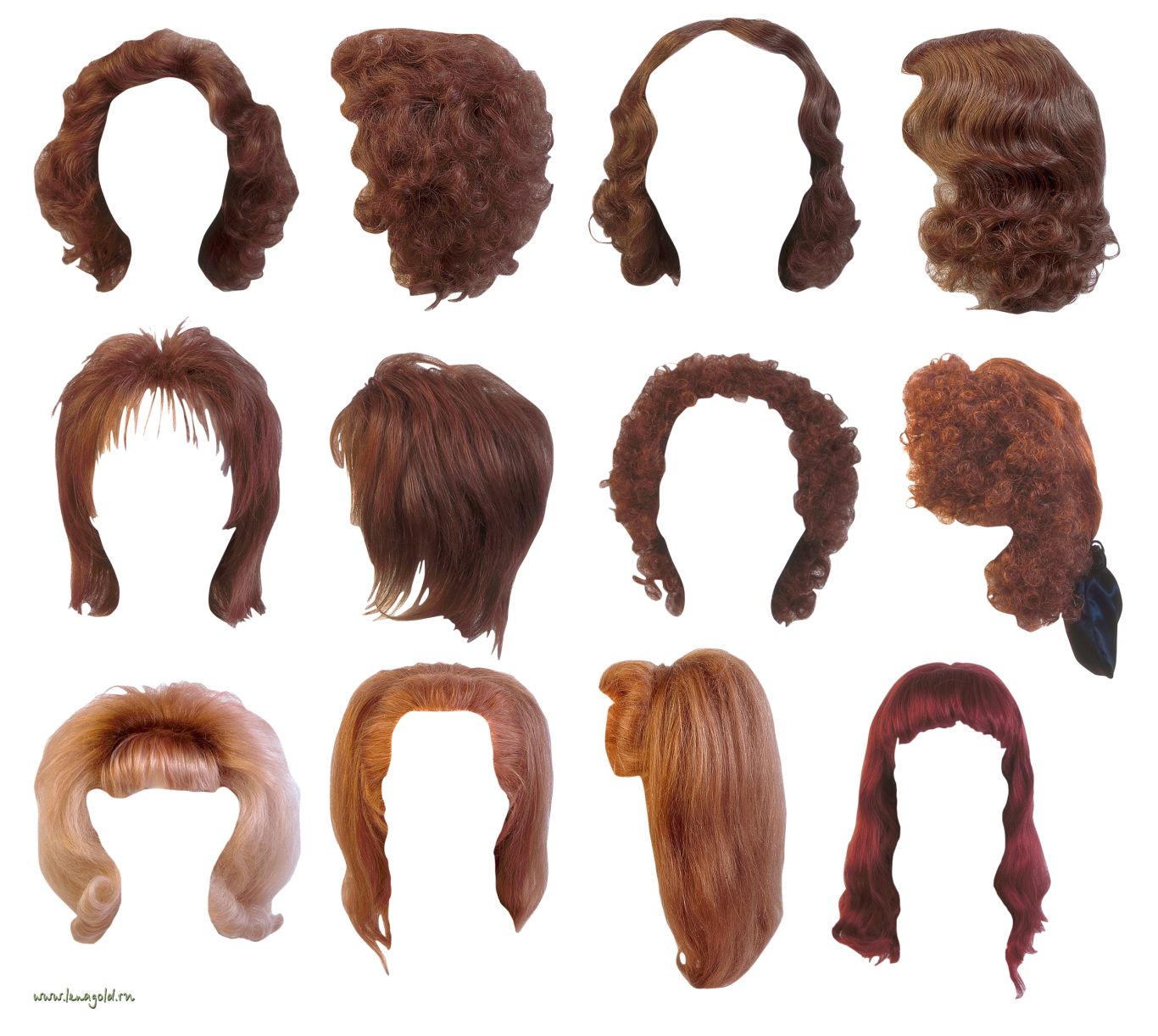 Hair wig PNG    图片编号:78297
