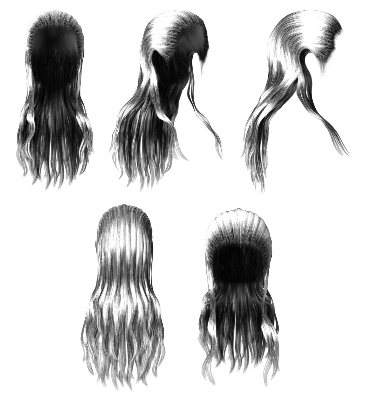 Hair wig PNG    图片编号:78309