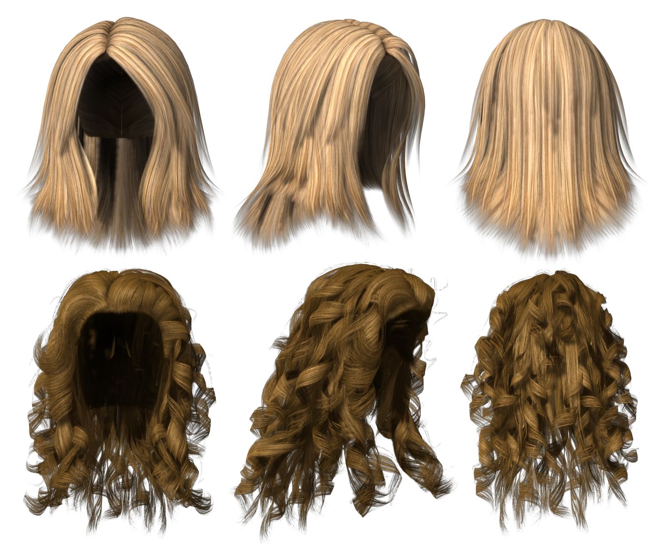 Hair wig PNG    图片编号:78311