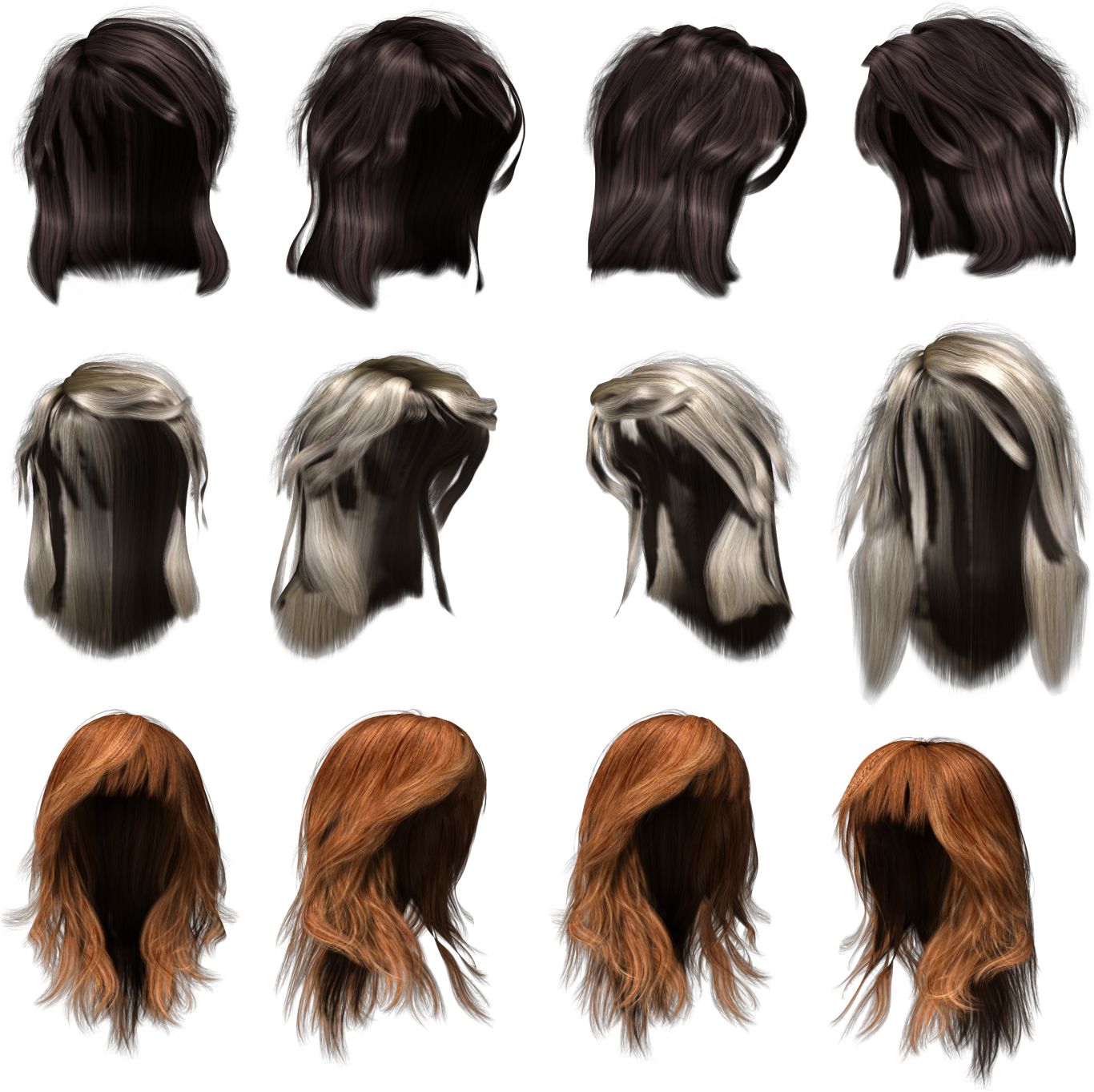 Hair wig PNG    图片编号:78313