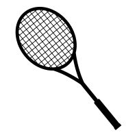Badminton racket PNG image    图片编号:10426