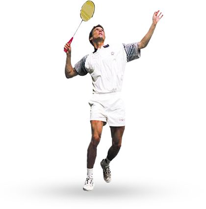 Badminton player PNG image    图片编号:10427