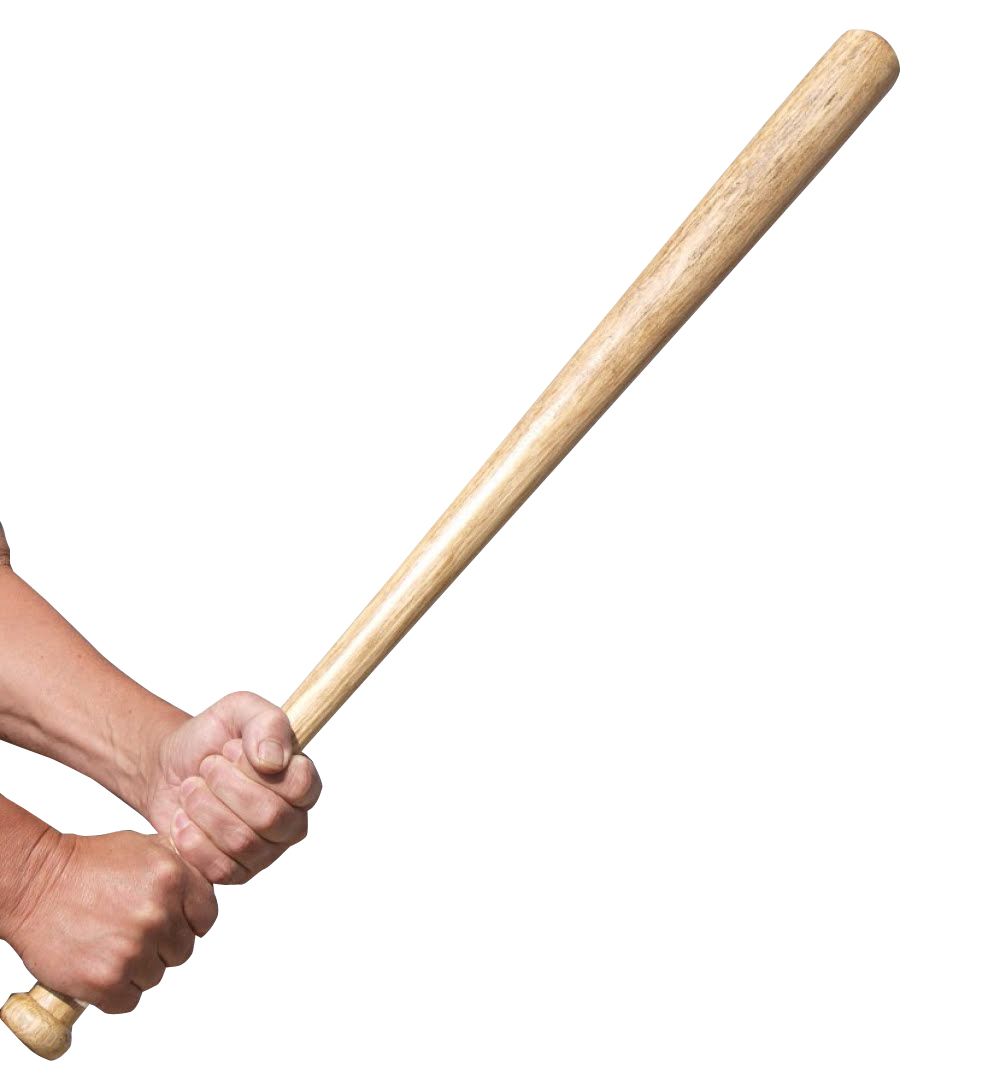 Baseball bat in hands PNG    图片编号:19042