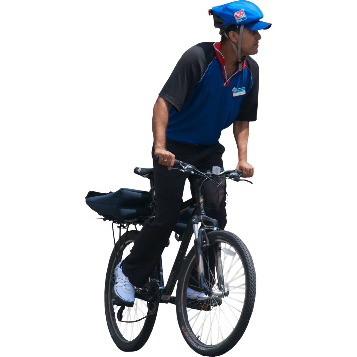 Man on bicycle PNG image    图片编号:5371