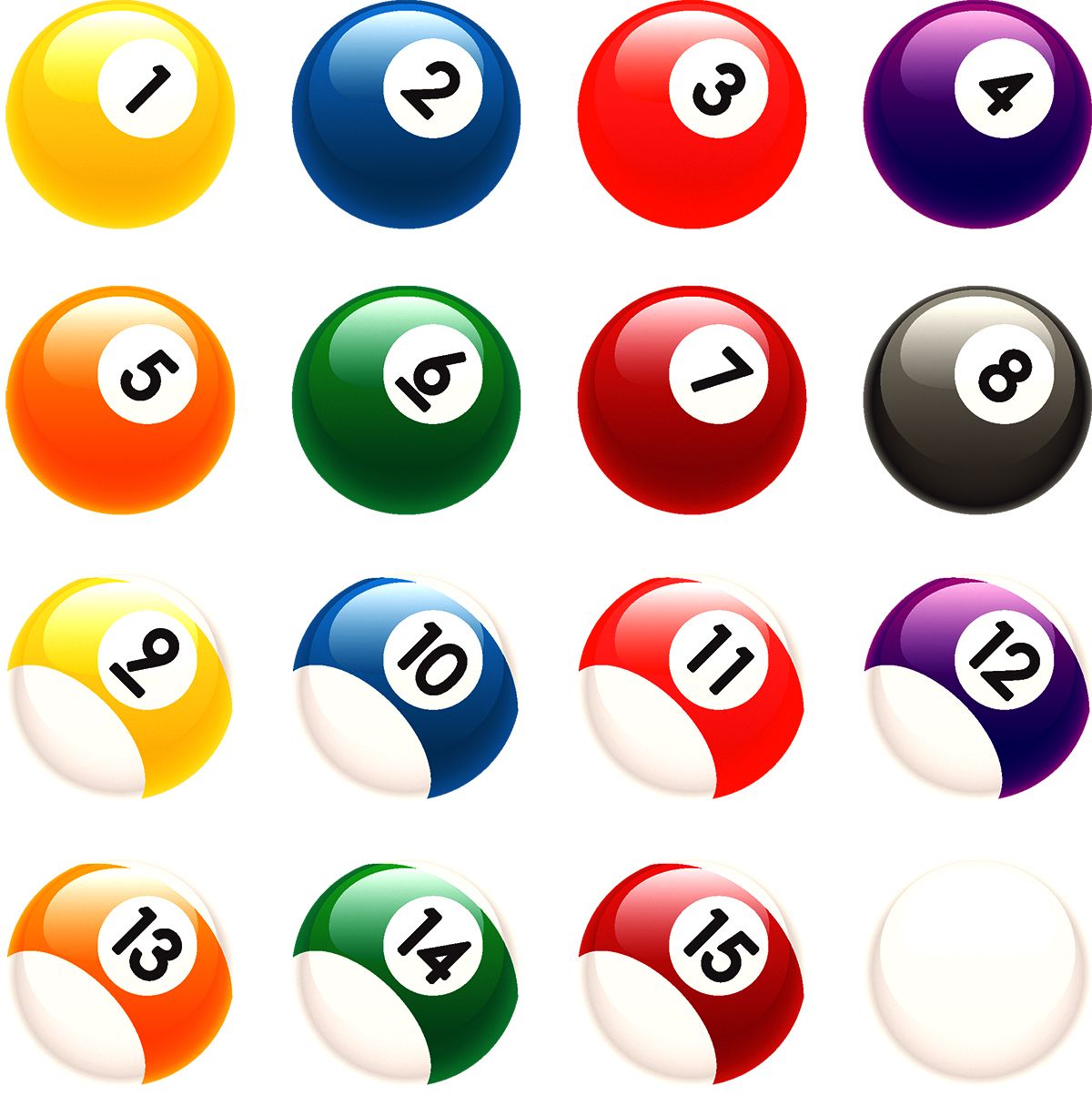 Billiard balls PNG    图片编号:85013