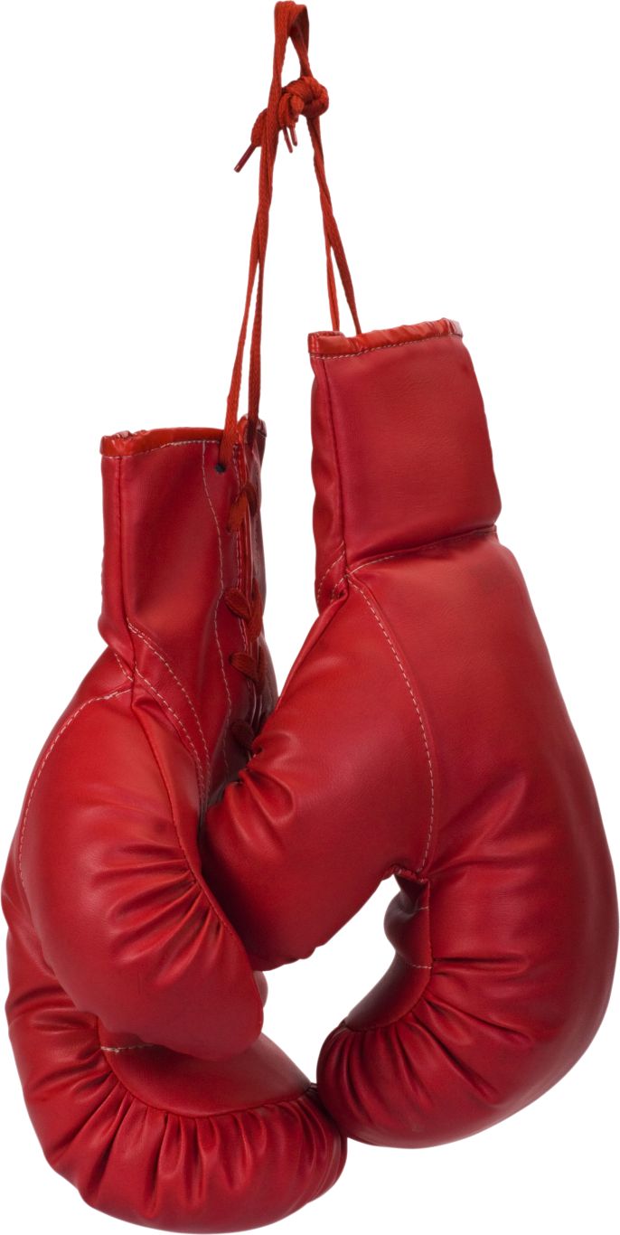 hanging boxing gloves PNG image    图片编号:10465