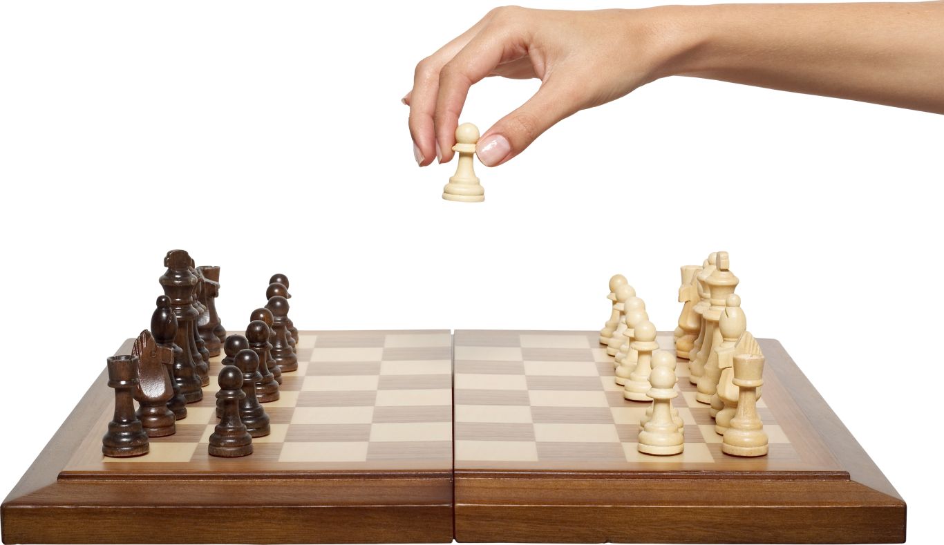 Chess in hand PNG image    图片编号:8442