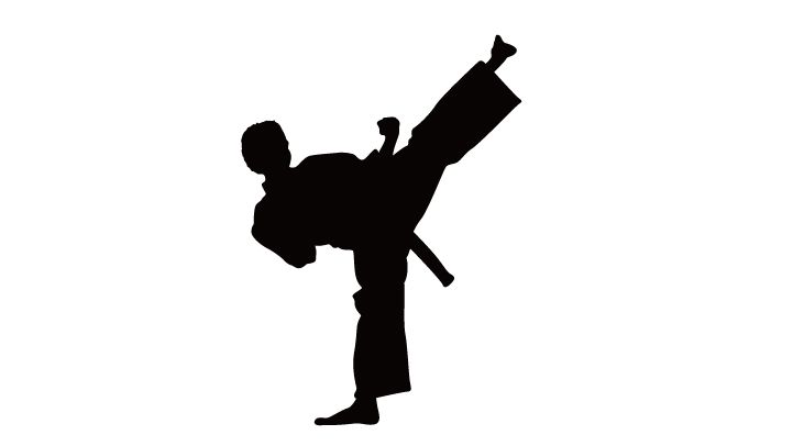 Karate siluete PNG    图片编号:55573