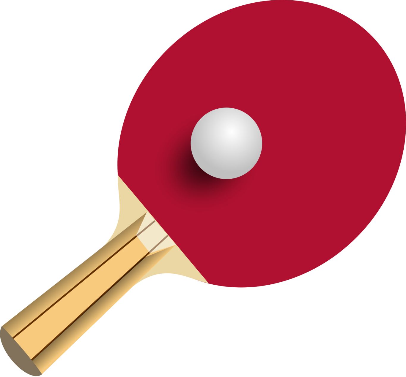 Ping Pong racket PNG image    图片编号:10361