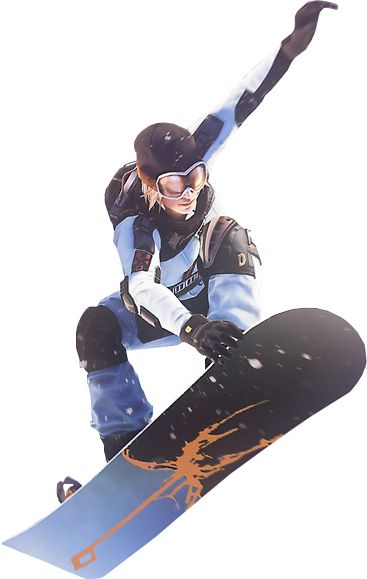 Snowboard man PNG image    图片编号:7999