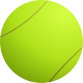 Tennis green ball PNG image    图片编号:10392