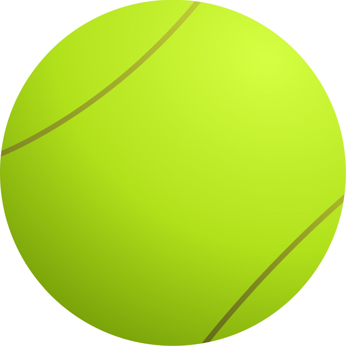 Tennis ball PNG image    图片编号:10393