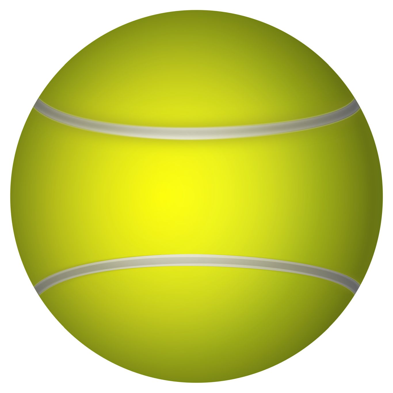 Tennis ball PNG image    图片编号:10394