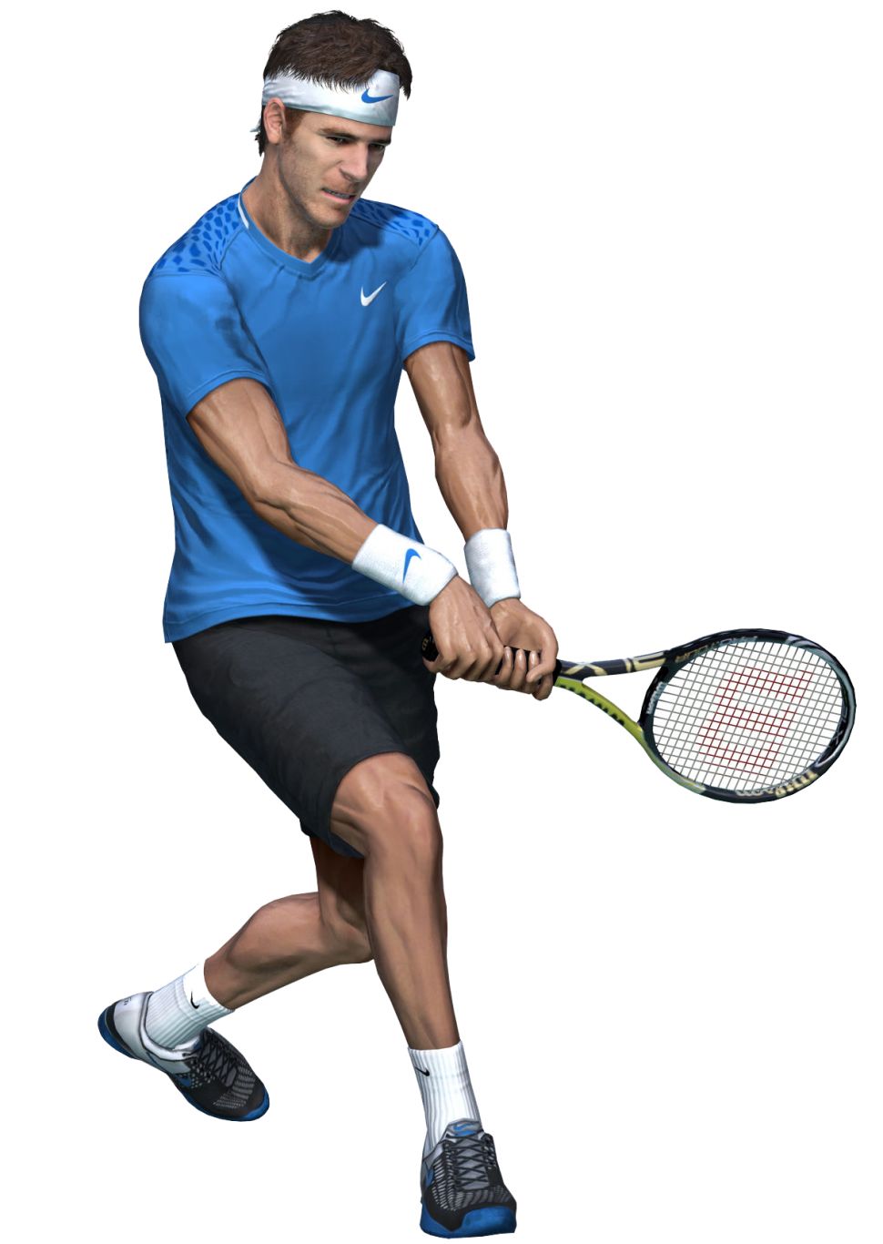 Tennis player man PNG image    图片编号:10396