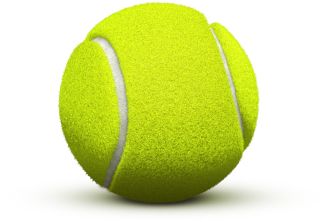 Tennis ball PNG image    图片编号:10416