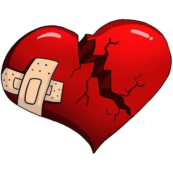 Broken heart PNG    图片编号:94516