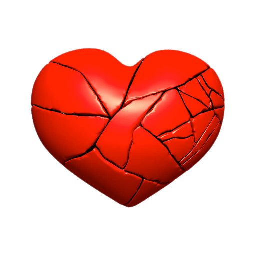 Broken heart PNG    图片编号:94543