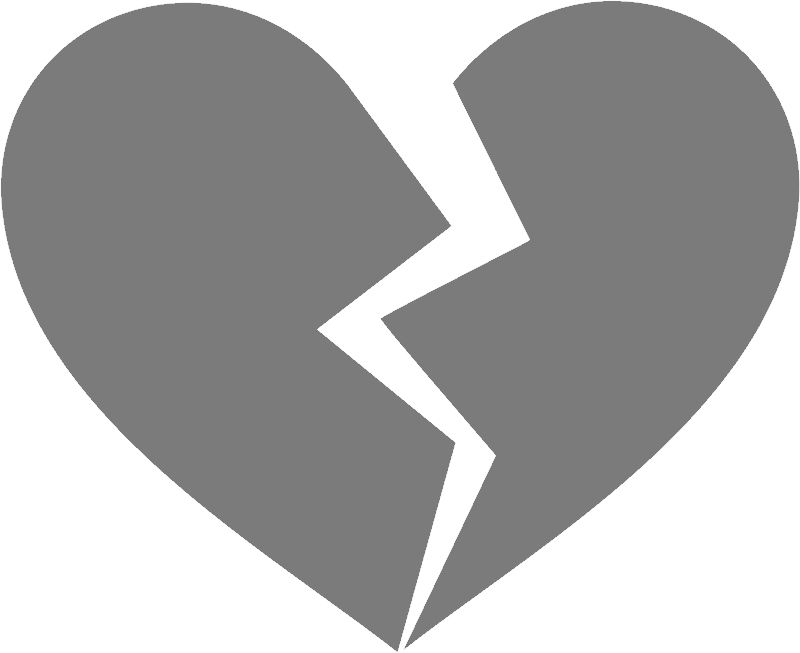 Broken heart PNG    图片编号:94500