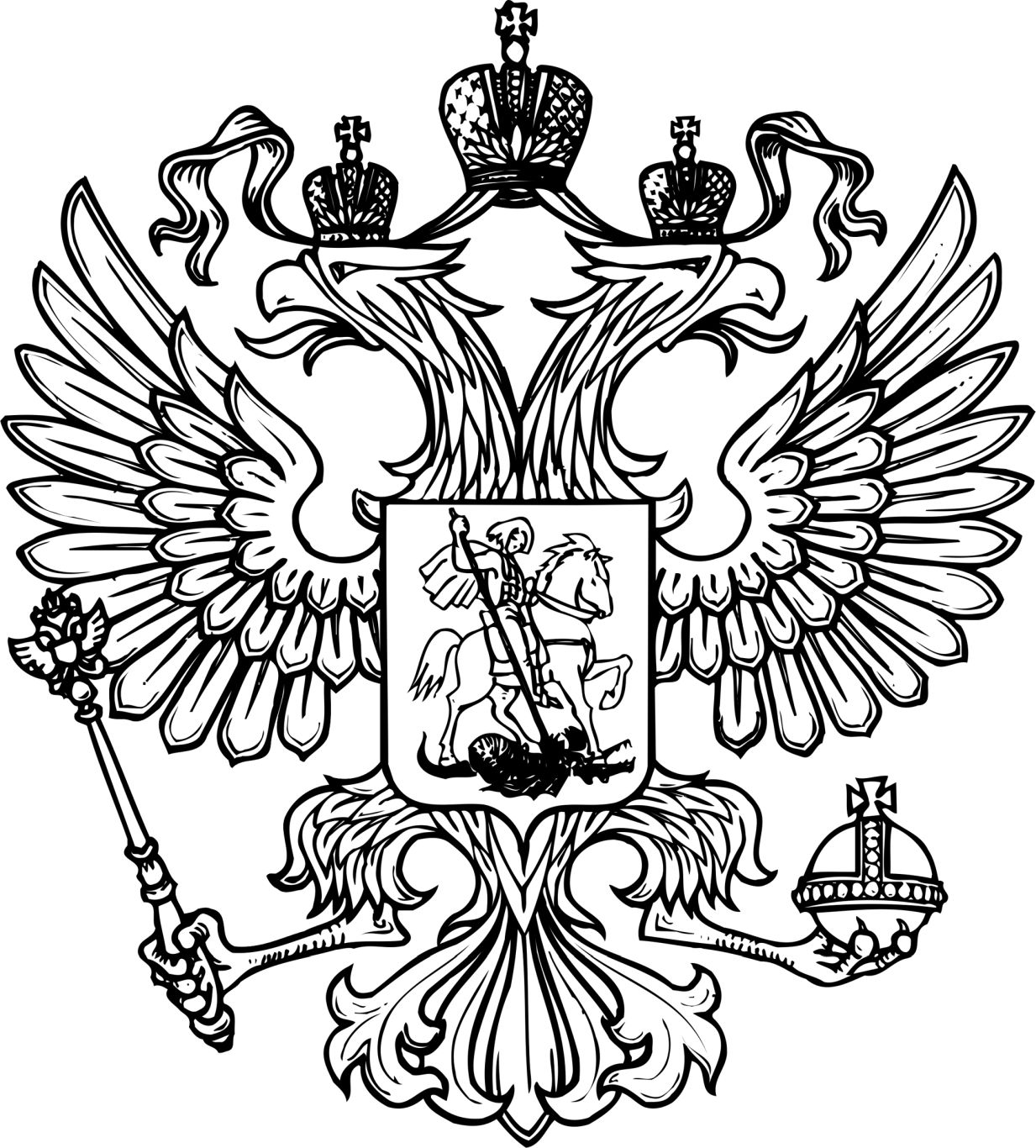 Coat of arms of Russia PNG    图片编号:76544