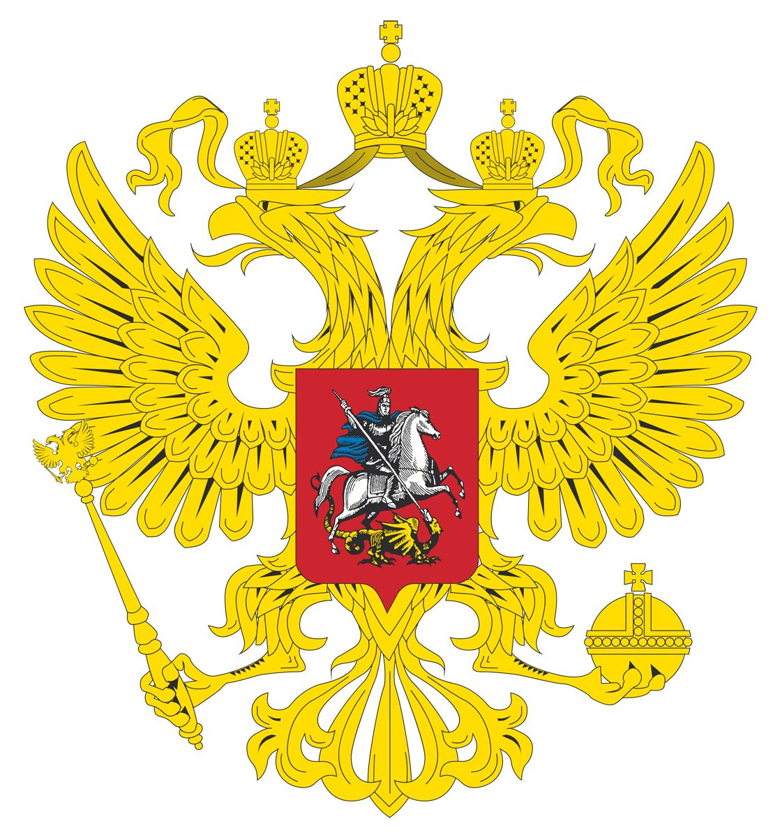 Coat of arms of Russia PNG    图片编号:76548