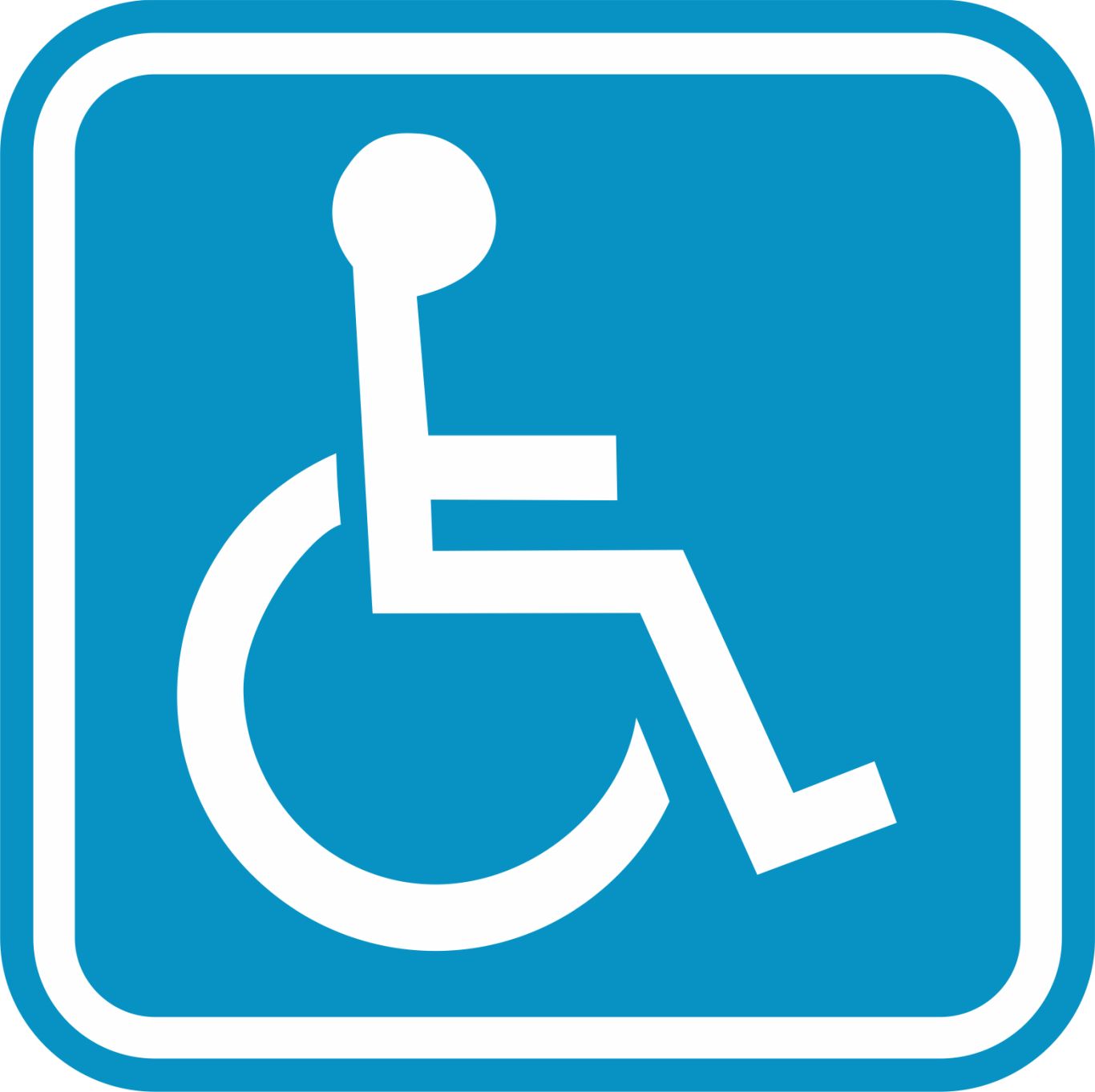 Disabled handicap symbol PNG    图片编号:79955