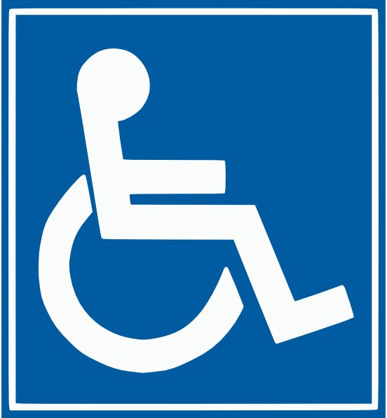Disabled handicap symbol PNG    图片编号:79957