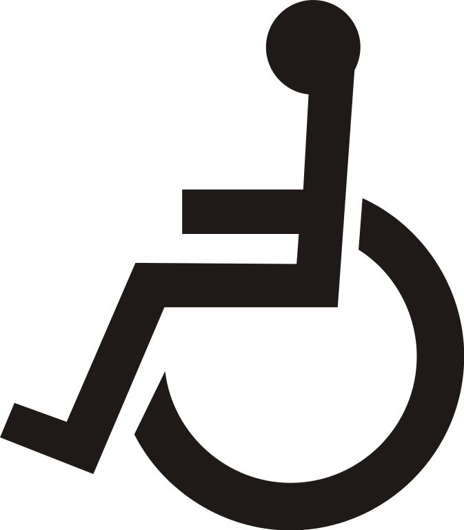Disabled handicap symbol PNG    图片编号:79961
