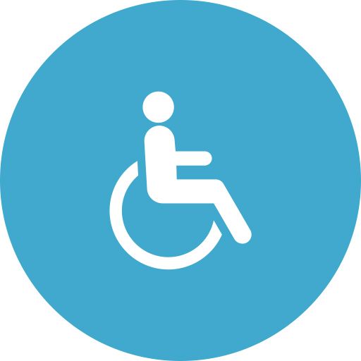 Disabled handicap symbol PNG    图片编号:79962