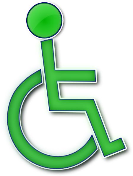 Disabled handicap symbol PNG    图片编号:79964