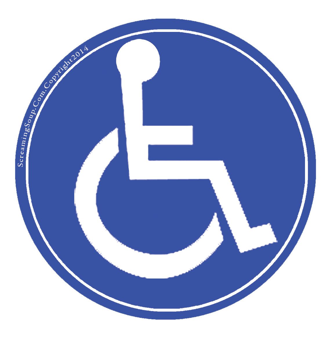 Disabled handicap symbol PNG    图片编号:79966