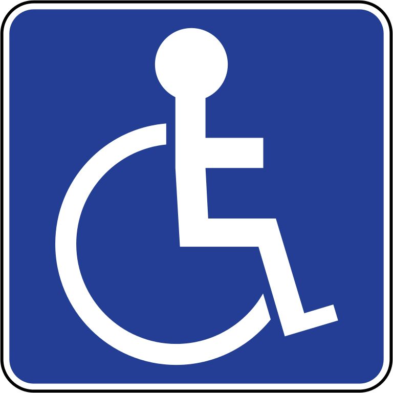 Disabled handicap symbol PNG    图片编号:79967
