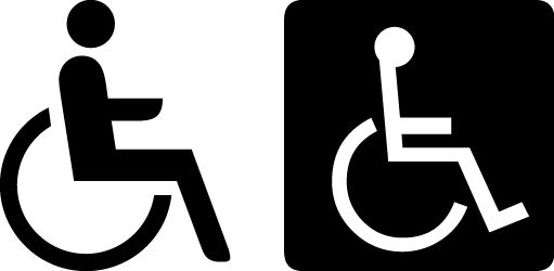 Disabled handicap symbol PNG    图片编号:79975