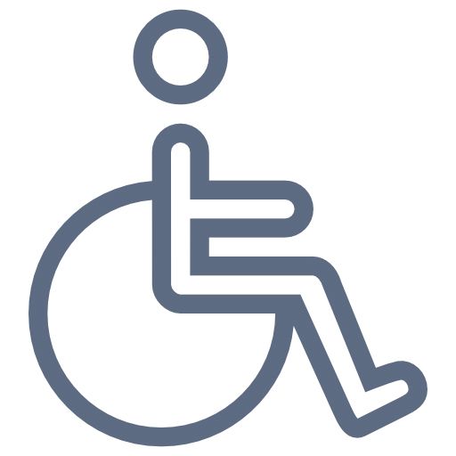 Disabled handicap symbol PNG    图片编号:79976