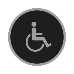Disabled handicap symbol PNG    图片编号:79982