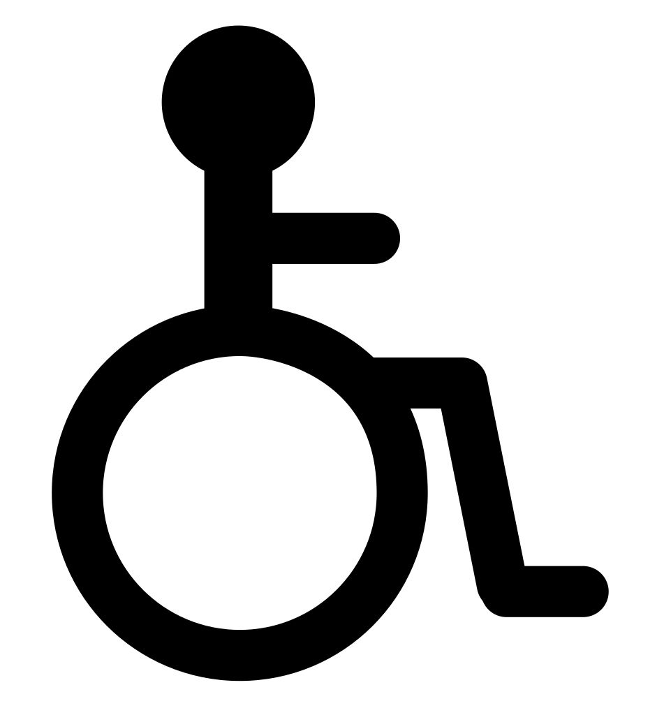 Disabled handicap symbol PNG    图片编号:79994