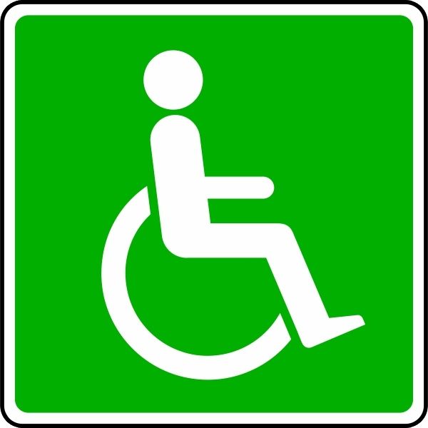 Disabled handicap symbol PNG    图片编号:79883