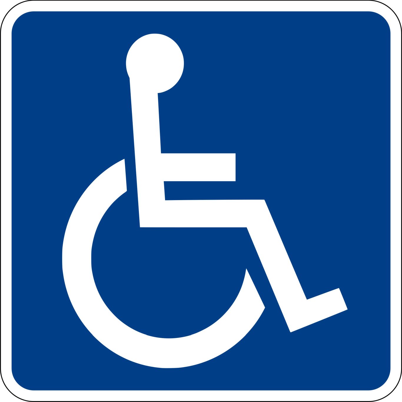 Disabled handicap symbol PNG    图片编号:79884