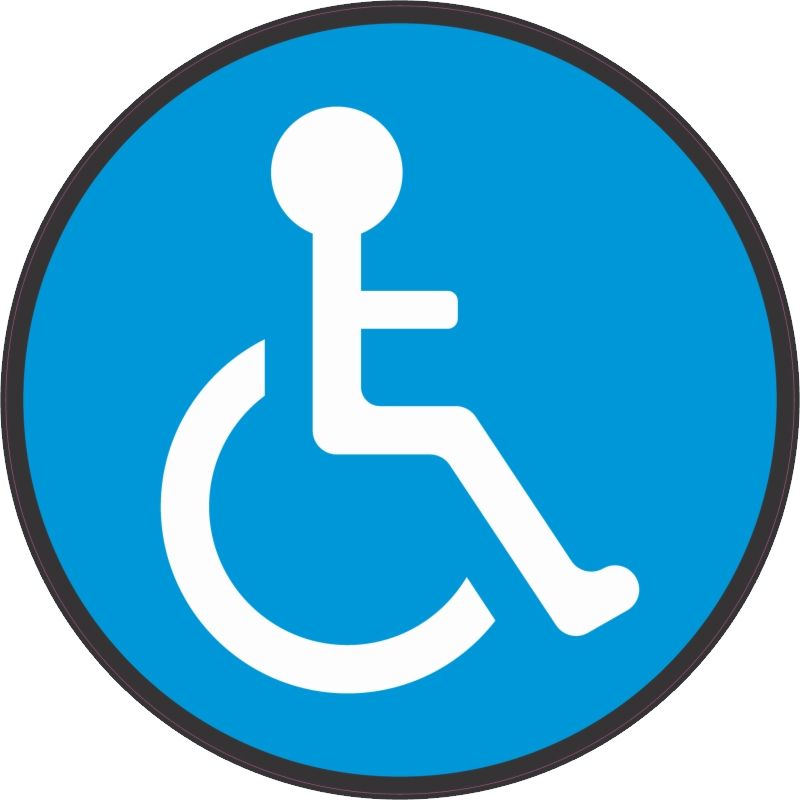 Disabled handicap symbol PNG    图片编号:79885
